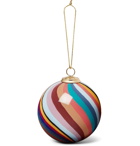 Paul Smith - Striped Glass Bauble - Multi