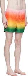 Casablanca Multicolor Gradient Swim Shorts