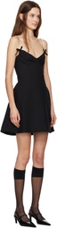 SHUSHU/TONG Black Corset Minidress