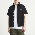 thisisneverthat Men's Washed Denim Short Sleeve Shirt in Black