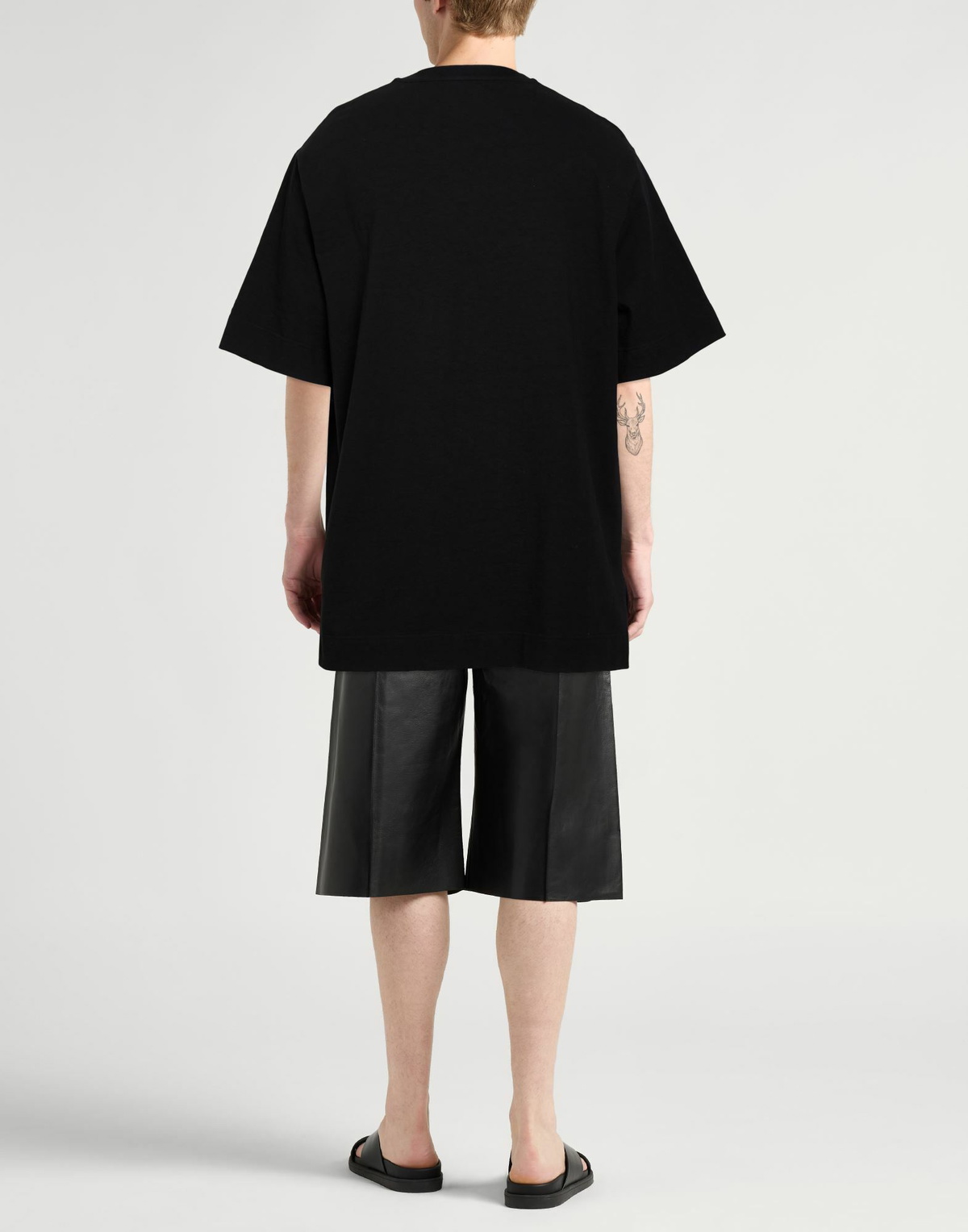 Jil Sander Mens T-shirt in Black