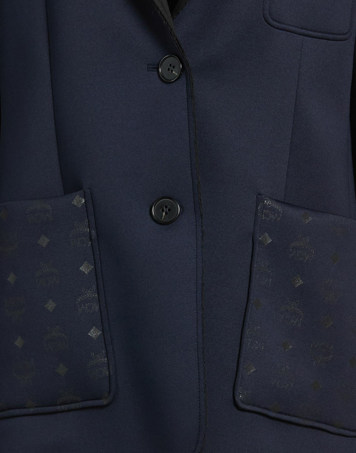 Mcm Womens Blazer Midnight in Blue