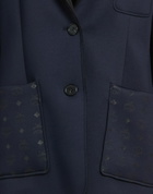 Mcm Womens Blazer Midnight in Blue