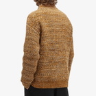 Drôle de Monsieur Men's Braided D Chunky Jumper in Brown