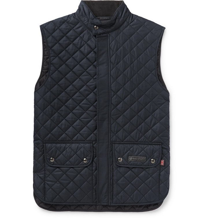 Photo: Belstaff - Quilted Shell Gilet - Navy