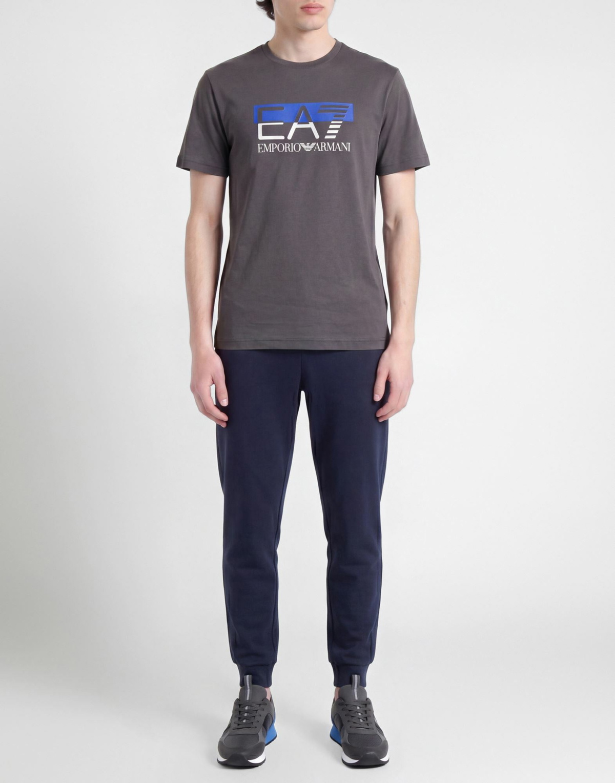 Ea7 Mens T-shirt in Grey