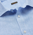 Rubinacci - Slub Linen Shirt - Blue