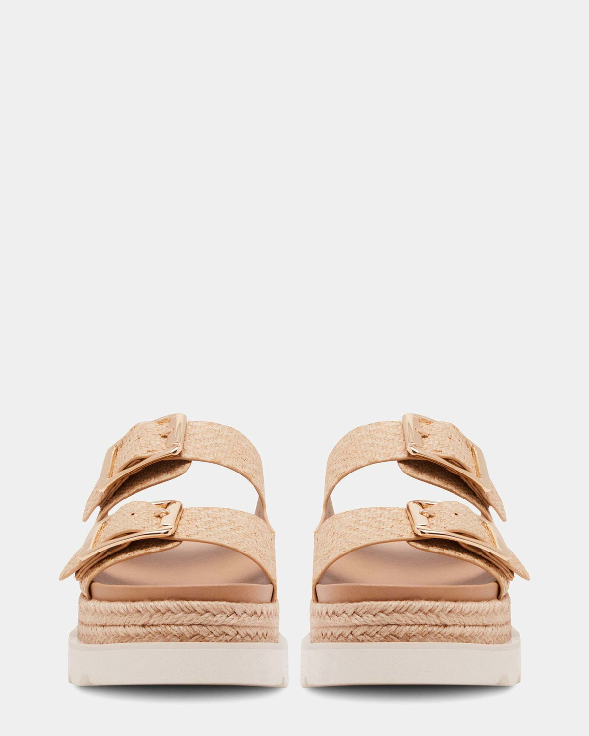 Steve Madden Mythicall Sandals in Natural Fabric