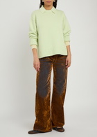 Guest In Residence Cozy Crew-neck Cashmere Jumper Light Green