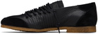 Stefan Cooke Black Laced Trainer Sneakers