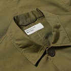 Universal Works Men's Fine Twill Patched Bakers Jacket in Olive
