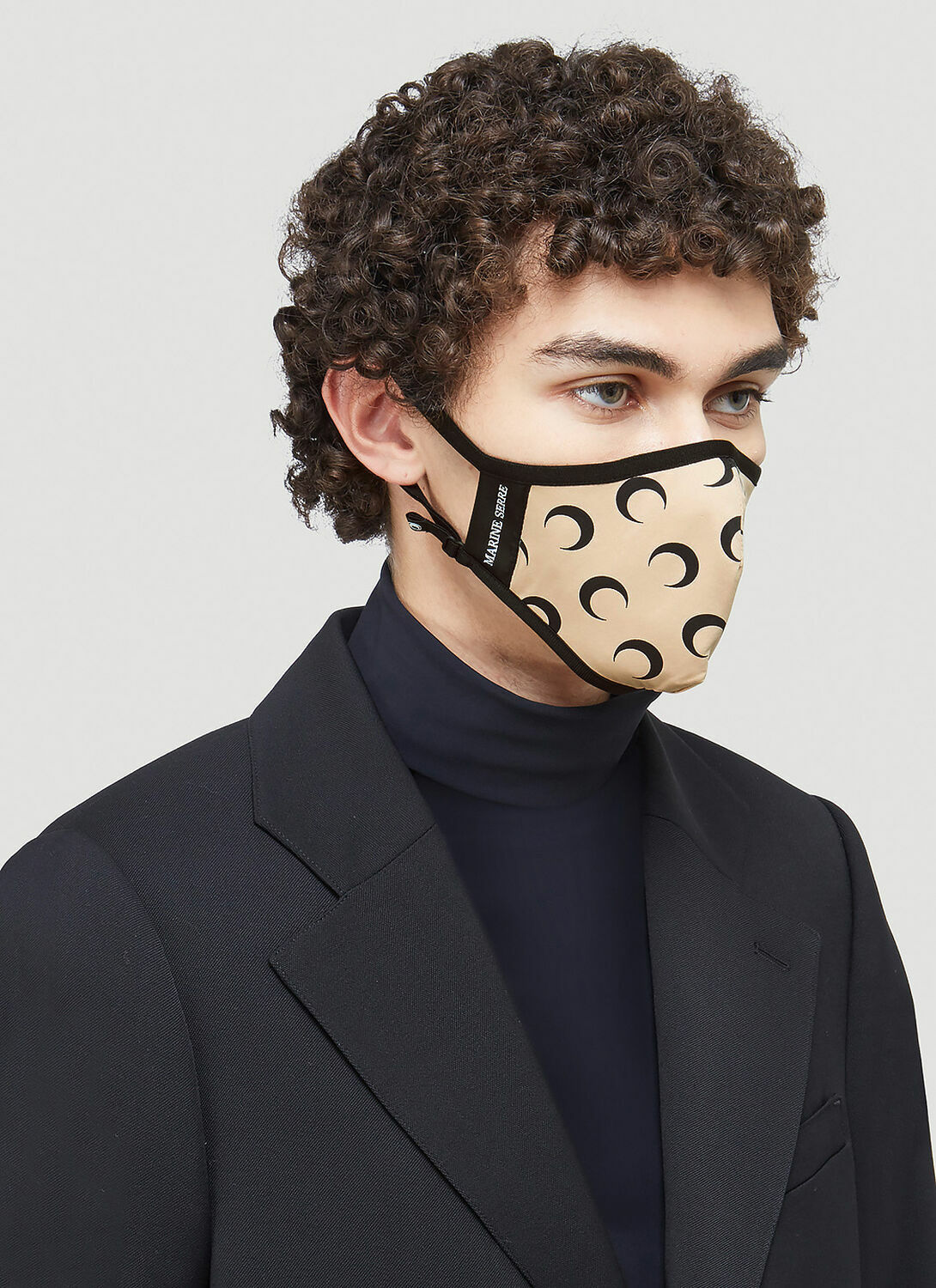 Marine Serre Moon Print Face Mask