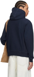Noah Navy Core Classic Hoodie