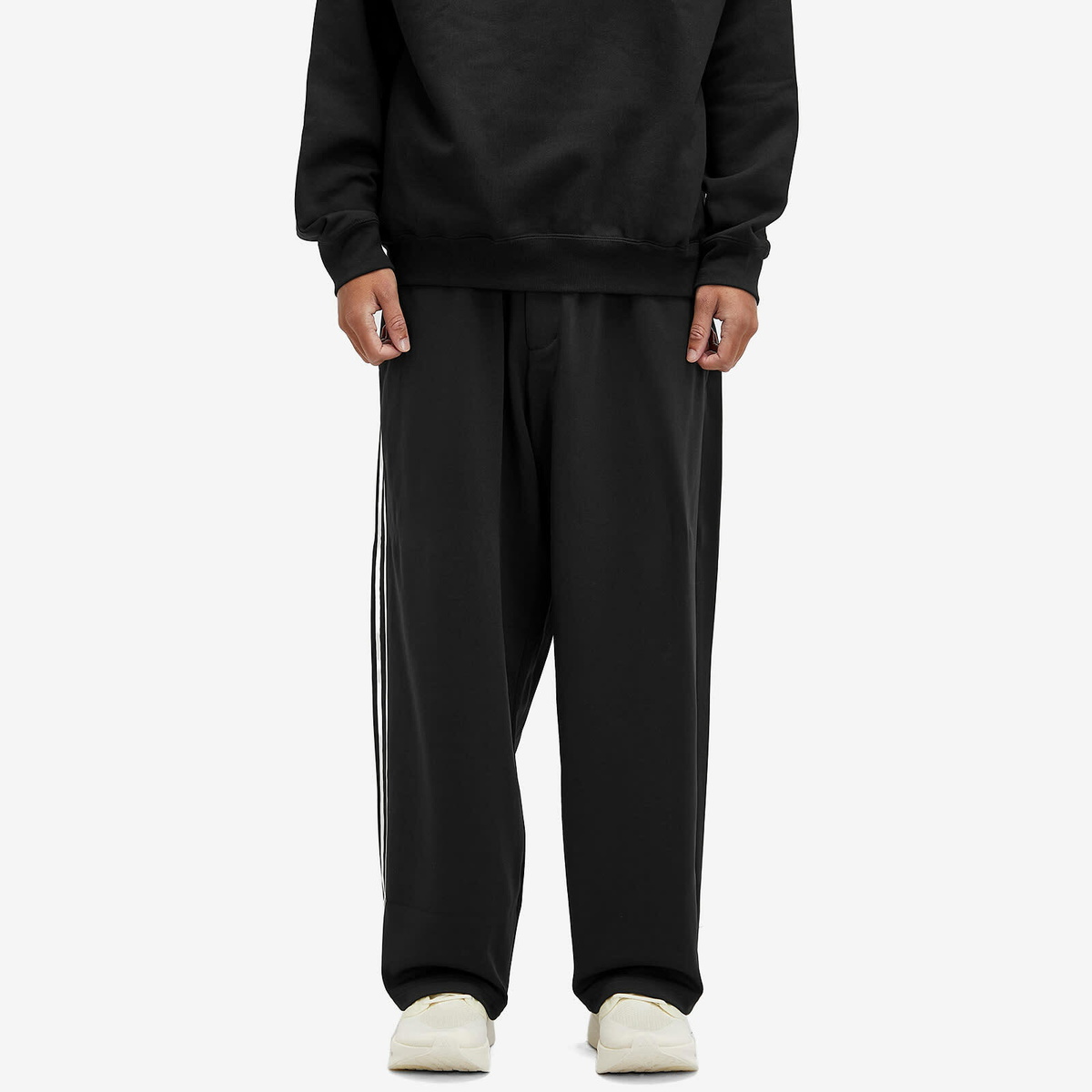 Y-3 Men's 3-Stripe Track Pants in Black Y-3