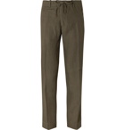 MAN 1924 - Tomi Tapered Linen Drawstring Trousers - Green