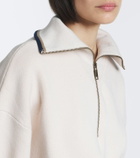 The Upside Kairo cotton-blend half-zip sweater