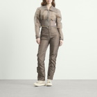 Rick Owens Women's Dracucollar Cropped Bomber Jacket in Dust