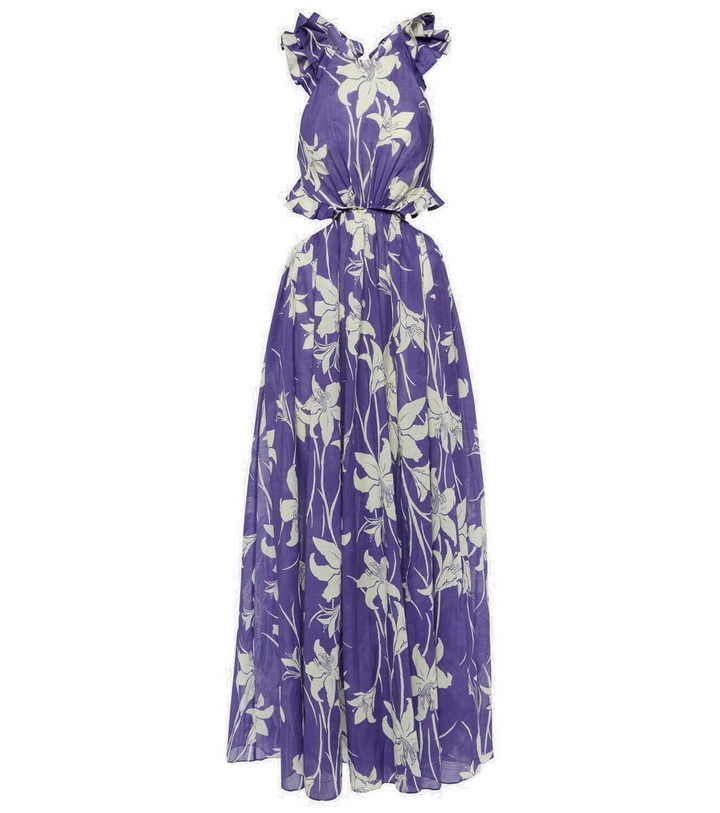 Photo: Zimmermann Acadian floral cotton maxi dress