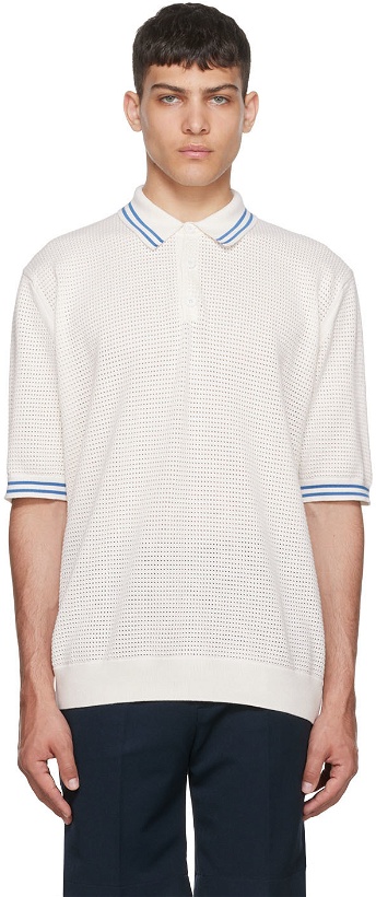 Photo: Manors Golf Off-White Cotton Polo