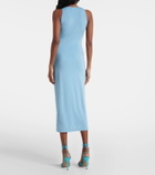 Nensi Dojaka Cosimina floral-appliqué midi dress