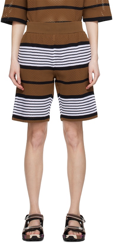 Photo: Burberry Brown Stripe Shorts
