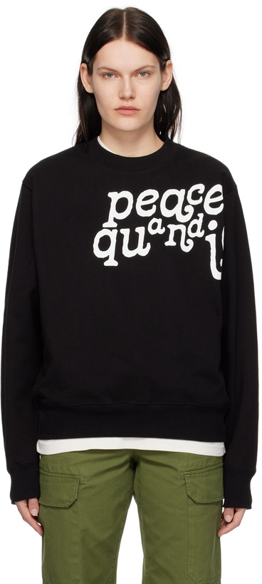 Photo: Museum of Peace & Quiet Black Etched Sweatshirt