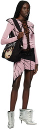 1XBLUE SSENSE Exclusive Pink Butterfly Miniskirt