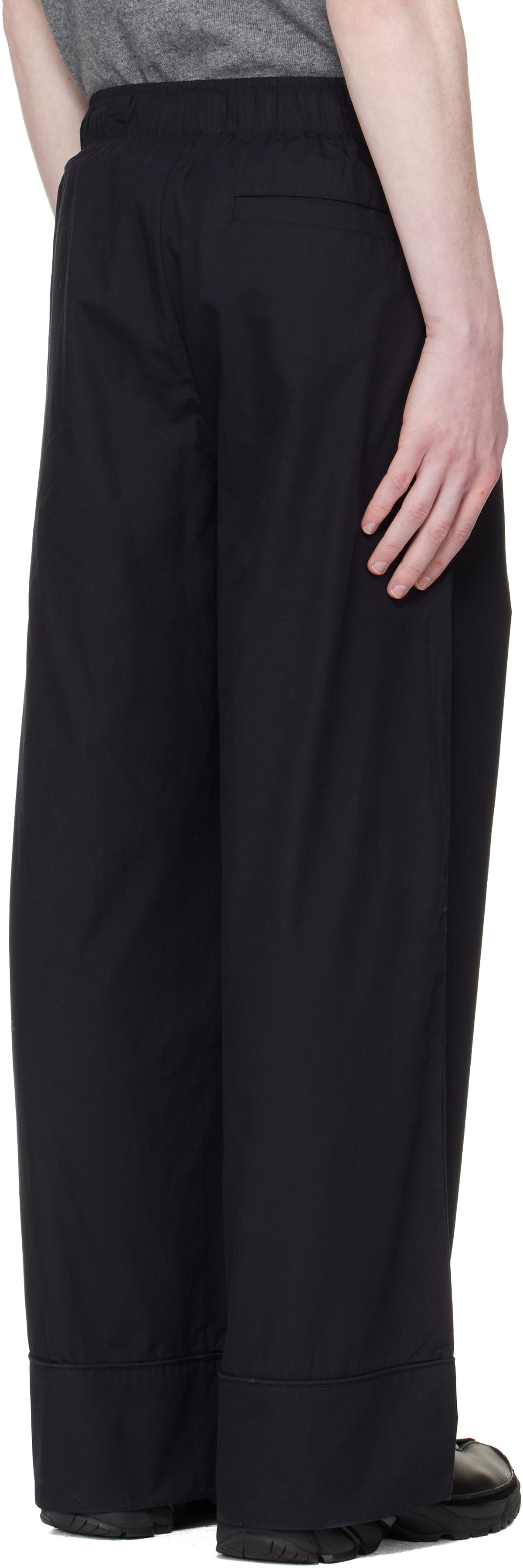 Entire Studios Black Pajama Lounge Pants
