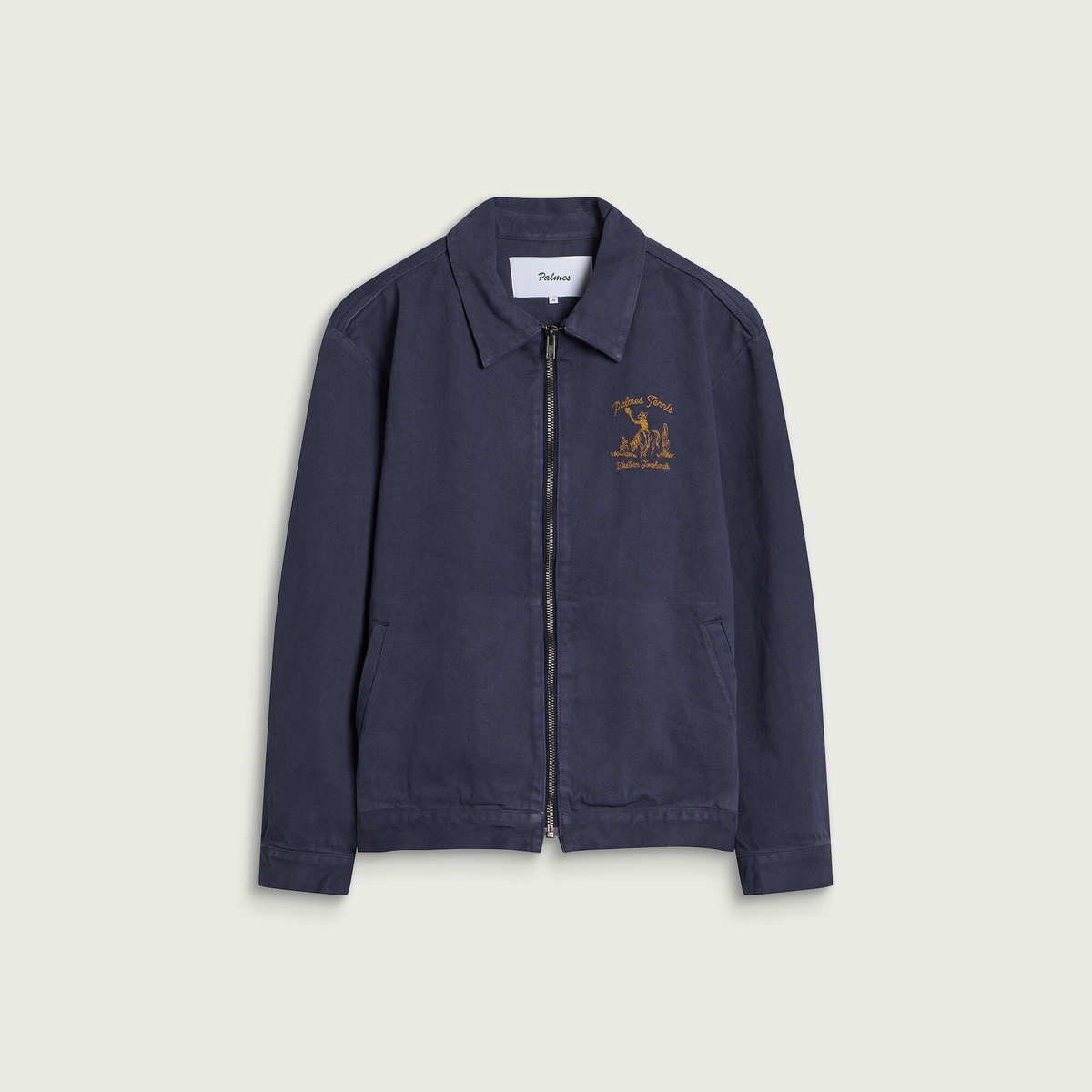 Palmes Men's Western Zip Jacket in Navy
