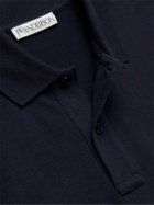 JW Anderson - Logo-Appliquéd Cotton-Piqué Polo Shirt - Blue