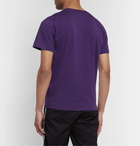 Saturdays NYC - Gotham Logo-Print Cotton-Jersey T-Shirt - Purple