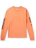 Gallery Dept. - French Collector Logo-Print Cotton-Jersey T-Shirt - Orange