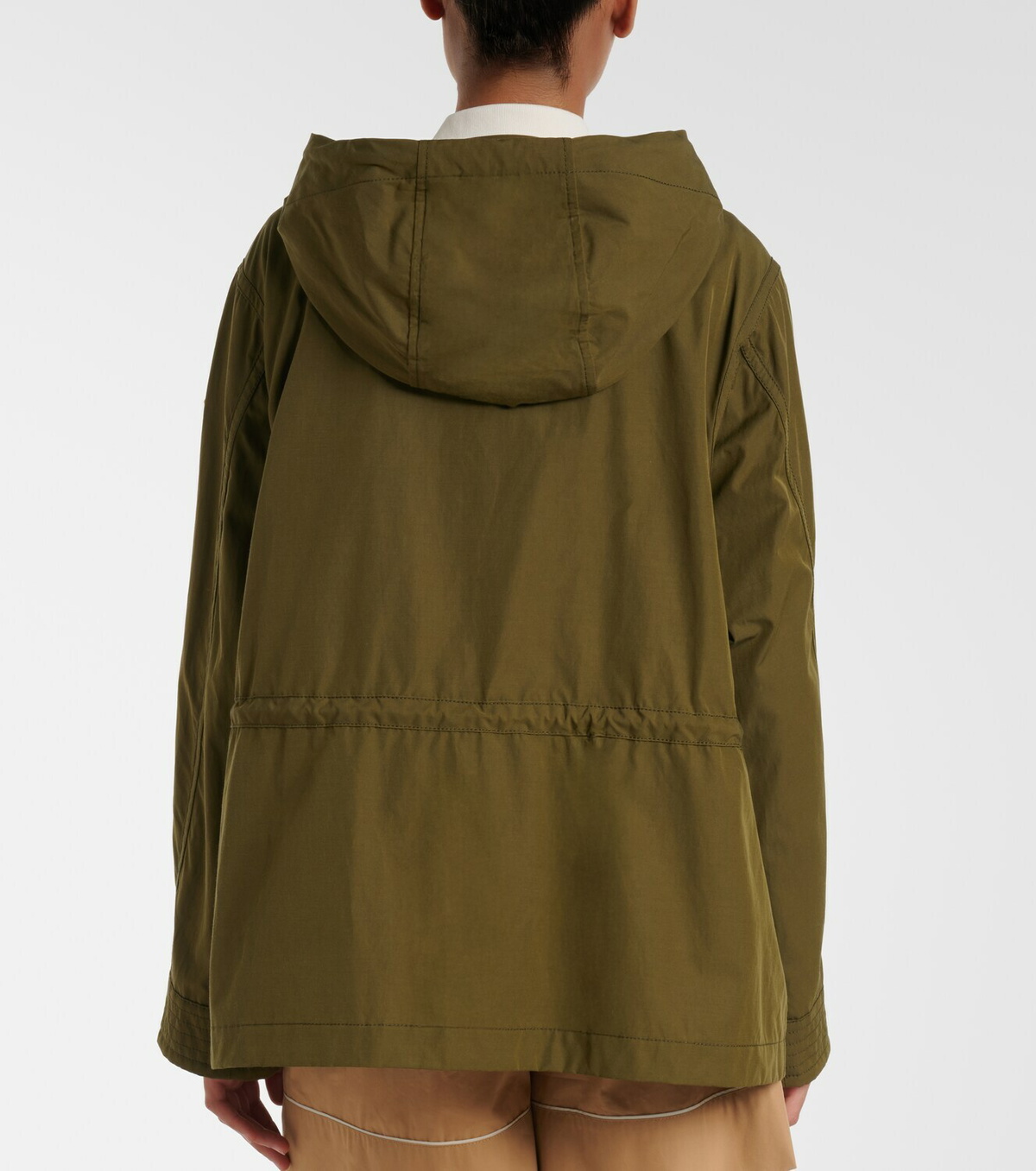Moncler Serin hooded canvas jacket