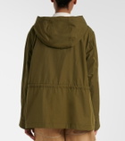 Moncler Serin hooded canvas jacket