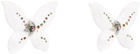 Blumarine Transparent Farfalla Earrings