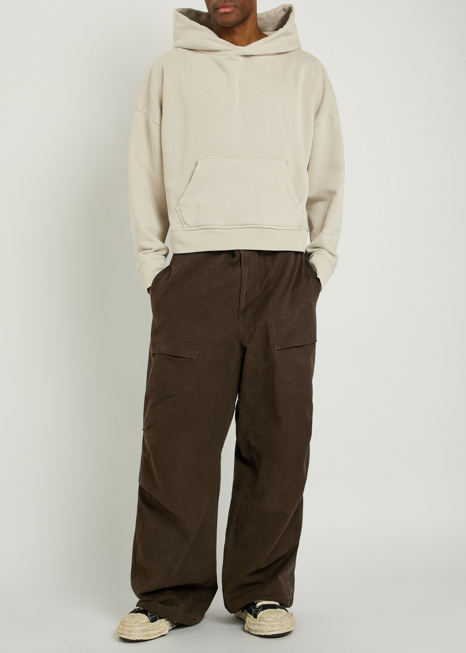 Entire Studios Barren Wide-leg Denim Cargo Trousers Brown