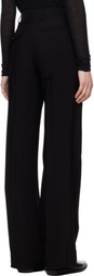 Ann Demeulemeester Black Maaike Flared Leg Comfort Trousers
