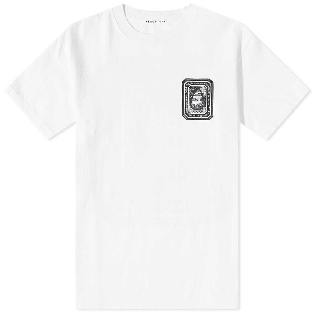 Flagstuff Men's Ship T-Shirt in White Flagstuff