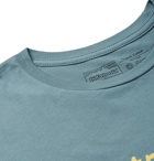 Patagonia - Logo-Print Organic Cotton-Jersey T-Shirt - Men - Blue