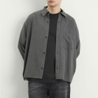 Won Hundred Men's Mazza Micro Check Shirt in Blackened Pearl