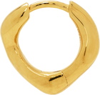 Maria Black Gold Anil Huggie Single Earring