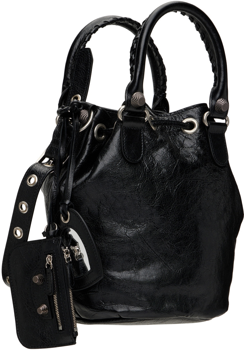 Balenciaga Black S 'Le Cagole' Bucket Bag