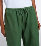 Leset Kyoto cotton wide-leg pants