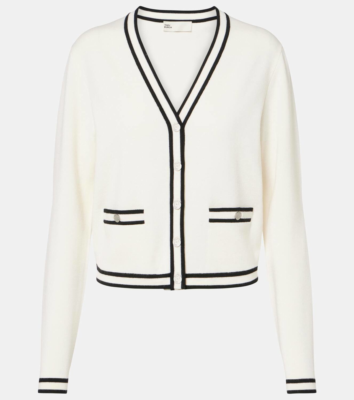 Tory Burch Women's Cardigan Kendra White