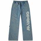 OPEN YY Women's Wide Sweatpants in Blue