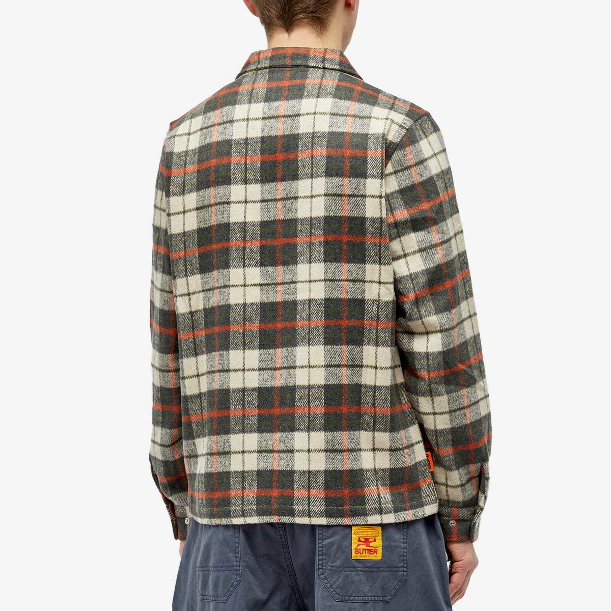 Plaid Flannel Overshirt –