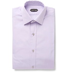 TOM FORD - Lilac Slim-Fit Cotton-Poplin Shirt - Men - Lilac