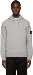 Stone Island Grey Fleece Hoodie