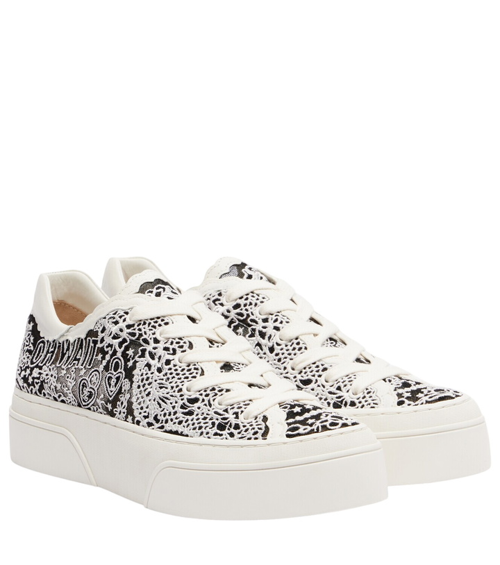 Photo: Zimmermann Pixie lace platform sneakers