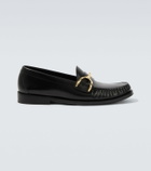 McQueen Wishbone leather loafers